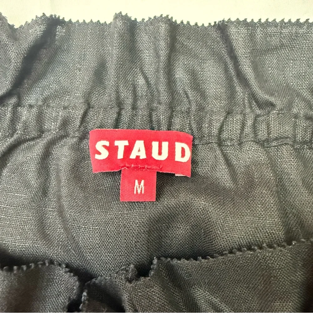 STAUD Black Off-Shoulder Puff Sleeve Blouse MEDIUM - Picture 8 of 8